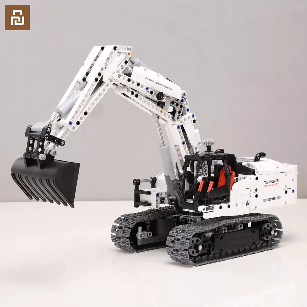 Xiaomi ONEBOT Mainan Balok Bangun Bentuk Excavator Untuk Anak-Anak