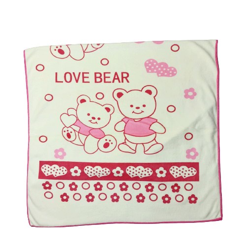 Handuk Mandi Baby Microfiber Murah / Towel Sarang Lebah Motif 010 60x120