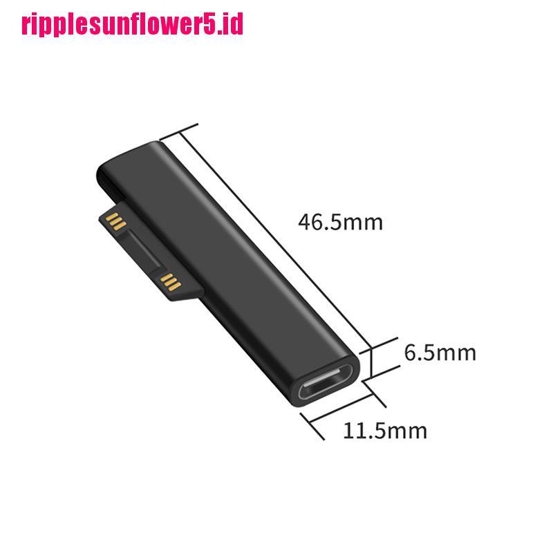 Konverter Tipe c Female PD Fast Charging Untuk Surface Pro 3 4 5 6