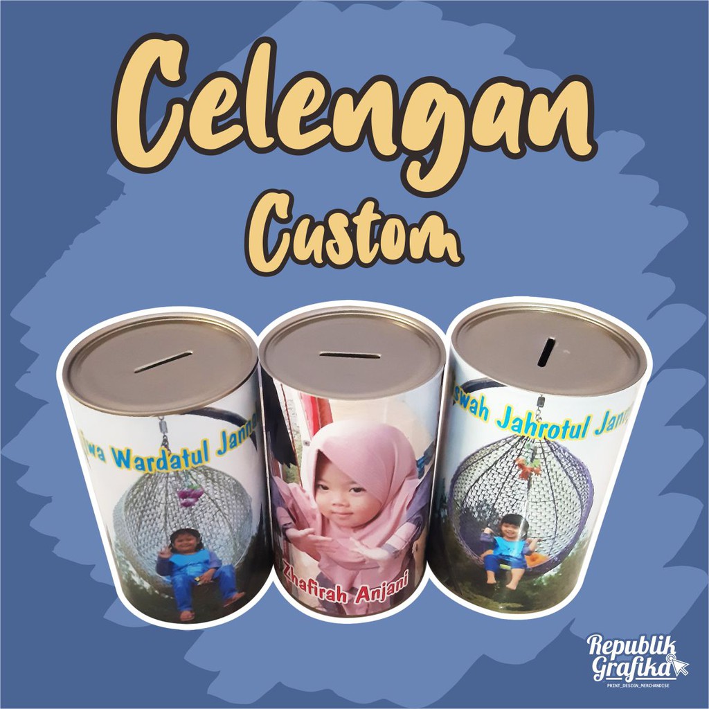 CELENGAN SOUVENIR CUSTOM - BISA BUKA TUTUP