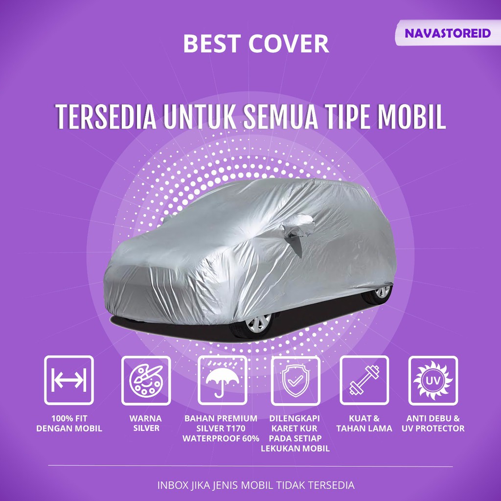 Car Cover / Body Cover Mobil / Sarung Mobil Mitsubishi Jetstar Minibus Jumbo