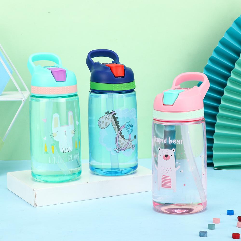 Top Botol Air Minum Anak Kartun Lucu 480ML Water Cup