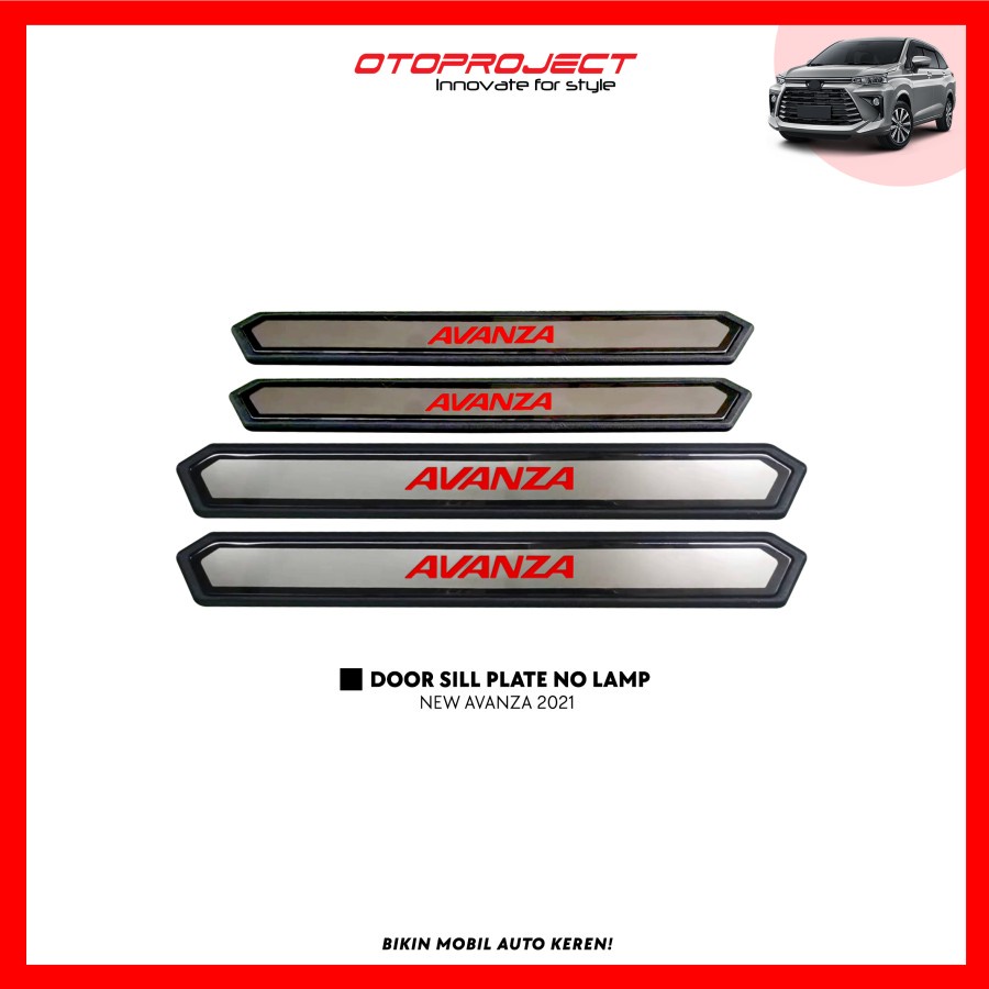 SILL PLATE SAMPING ALL NEW AVANZA 2021 TANPA LAMPU ORI DESIGN