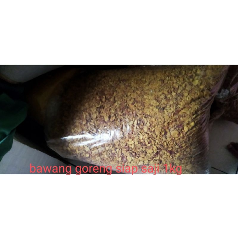 

bawang merah goreng siap saji isi 1kg bawang gurih bawang wangi bawang enak