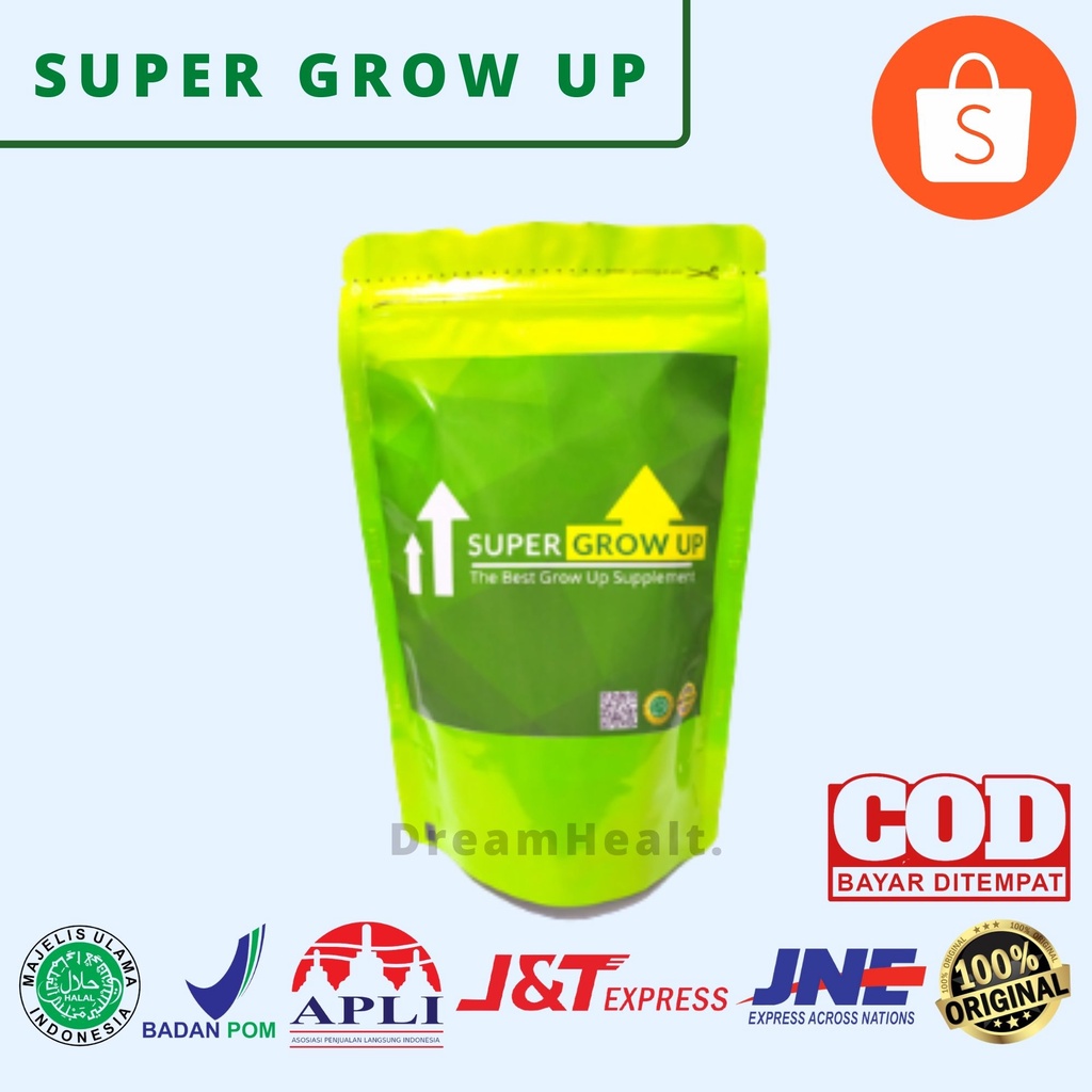 SUPER GROW UP - Susu Penambah Tinggi Badan Original Terlaris dan terbaik, Suplemen Peninggi Badan Bp