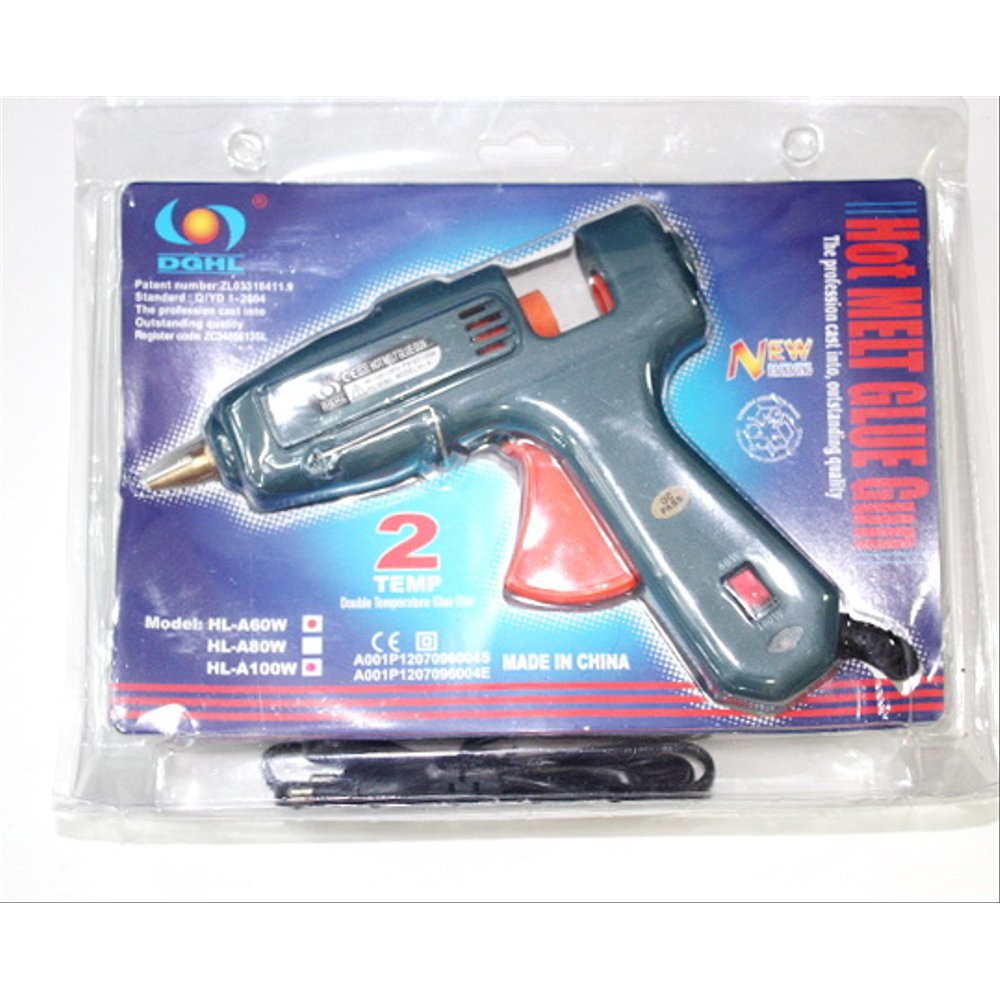 Promo Pistol Lem Tembak Besar Hot Melt Glue Gun Double Temperature - DGHL Diskon