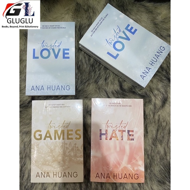 Twisted Books Series 1 - 4 Ana Huang (twisted love,  twisted hate, twisted games, Twisted Lies) engl