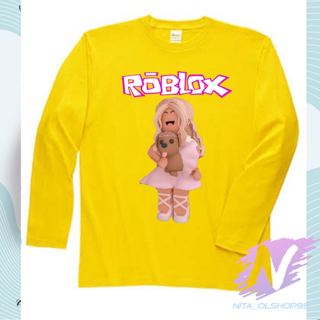 BAJU ROBLOX GIRL KAOS ANAK ROBLOX LENGAN PANJANG