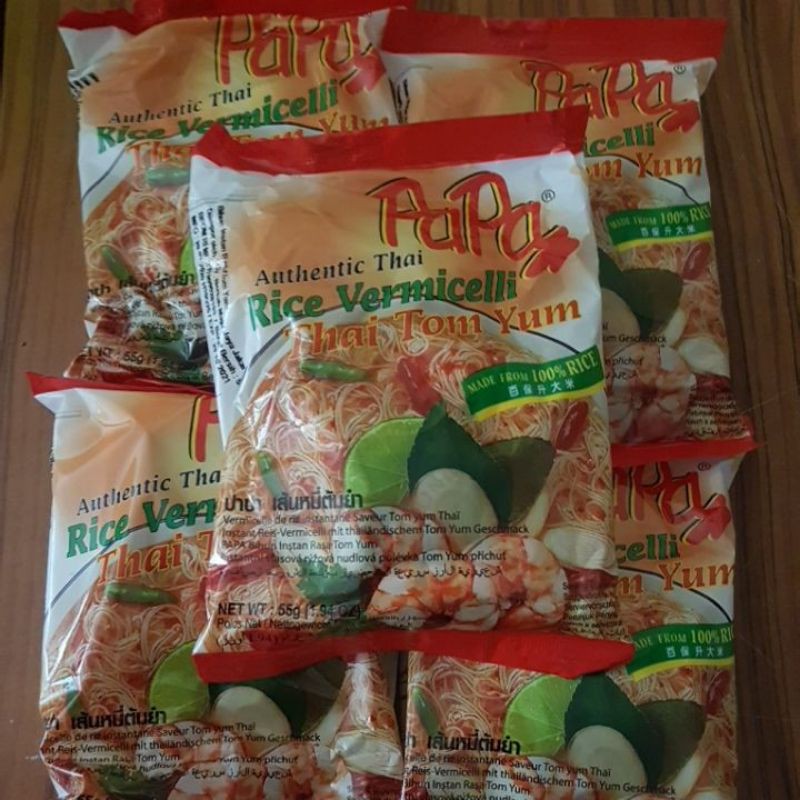 

papa thai tomyam thai tom yum rice vermicelli