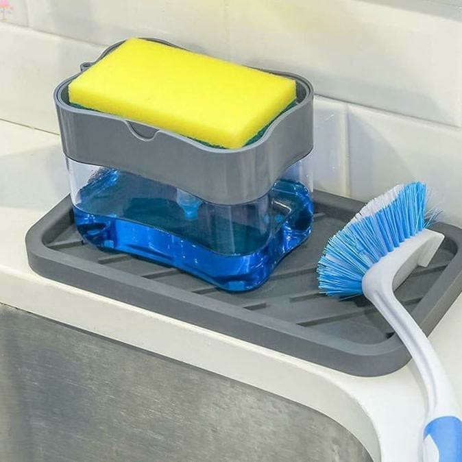 Laisterus79 Soap pump dispenser sabun dapur spons 2in1 free sponge / sabun dapur dispenser sabun oto