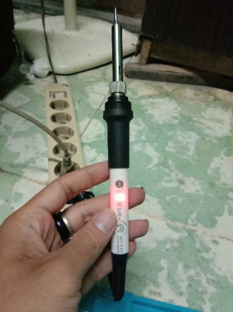 Soldering Iron Sunshine Sl-908 Solder Set Temperatur 60 Watt