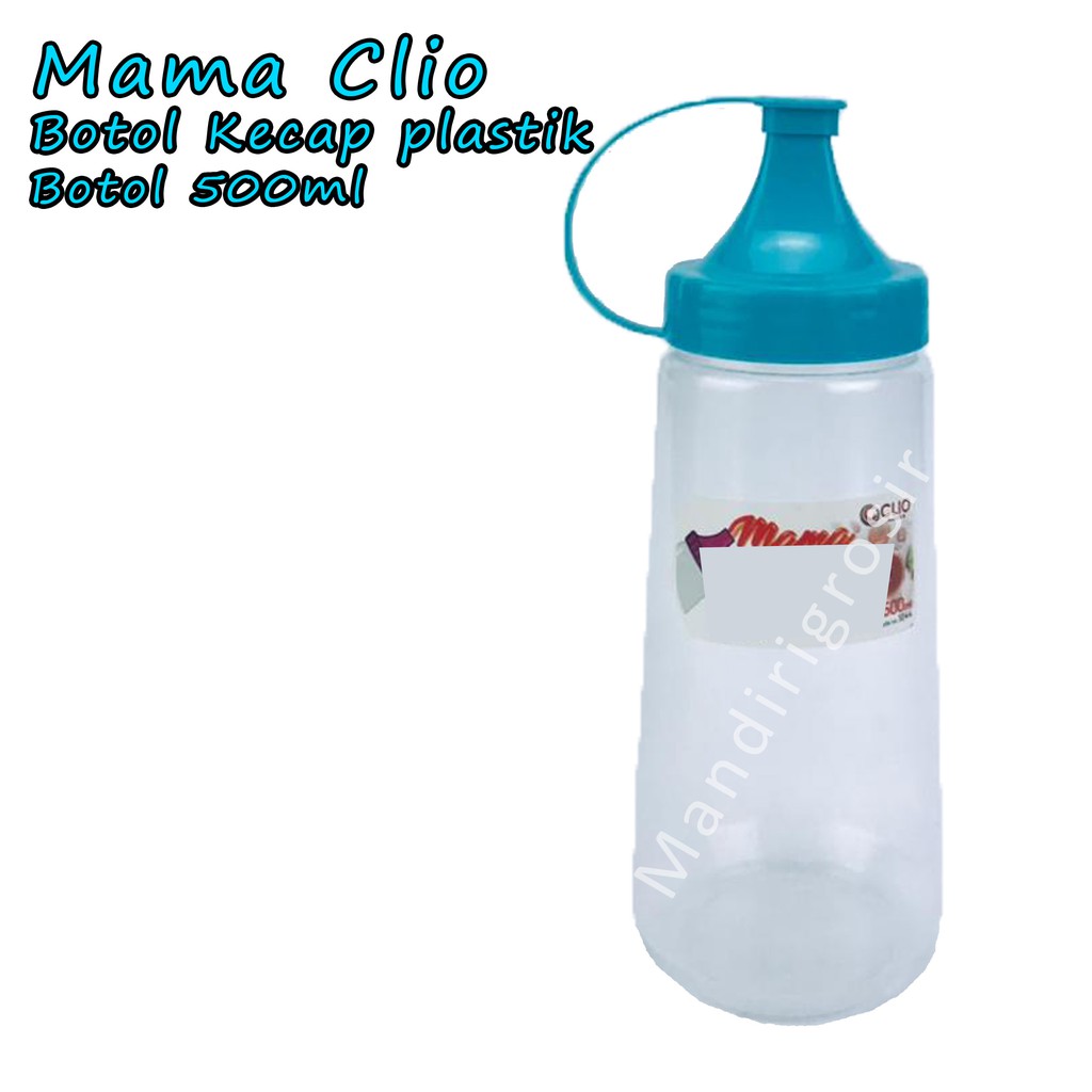 Botol Kecap plastik *Mama Clio * Biru 1044 * 500ml