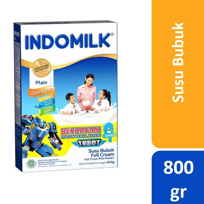 

[KODE PRODUK 13] Indomilk Full Cream Plain Susu Bubuk Box 800 gr TERMURAH!!!