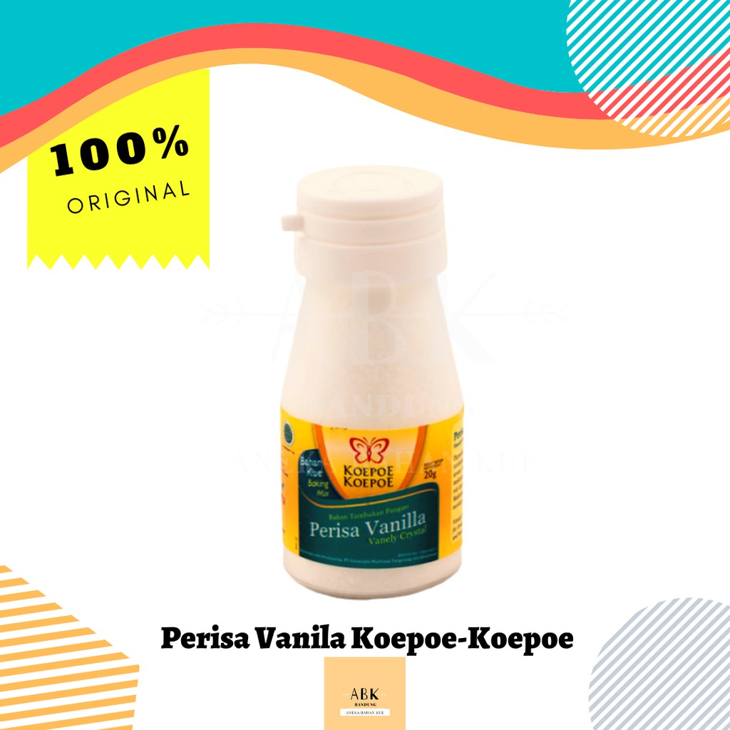 

PERISA VANILI VANILA KRISTAL KOEPOE-KOEPOE KUPU-KUPU 20GR