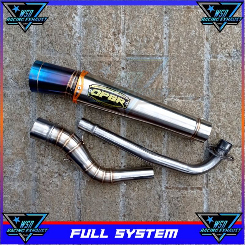 OPBR EXHAUST WAVE 110/EX5/EX5 DREAM/EGO/ WAVE 115/28MM MUFFLER EKZOS OPBR