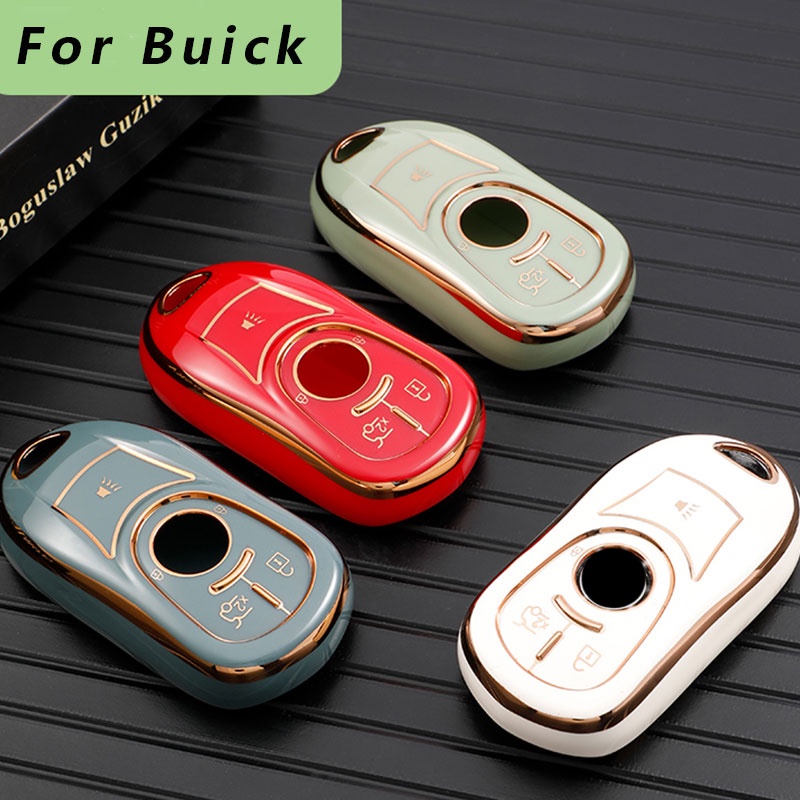 Untuk Buick Verano Encore GX GL6 Untuk Opel Vauxhall Astra K Corsa E Car Flip Key Cover Case Tas Holder Fob Shell Casing Pelindung