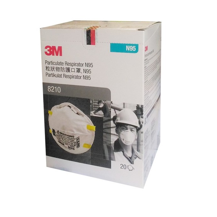 

3M Dust Masker 8210 N95 1 box isi 20 pcs