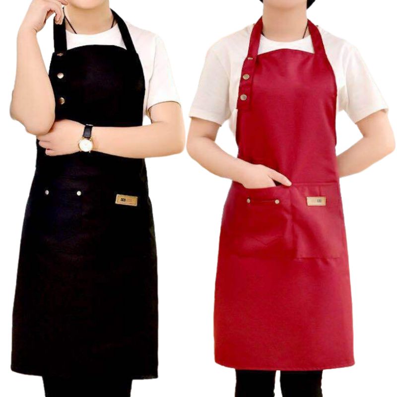 Apron Celemek Masak Dapur Pria Wanita Chef Pelayan Cafe Waiter Barista Celemek Allsize Original