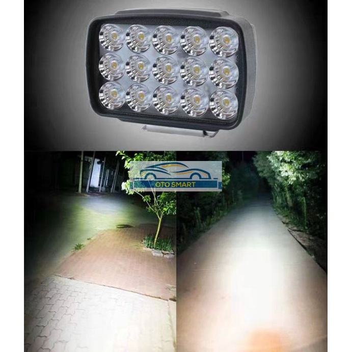 Lampu Tembak Sorot LED Motor Work Light Cree 15 mata /15LED 12VOLT