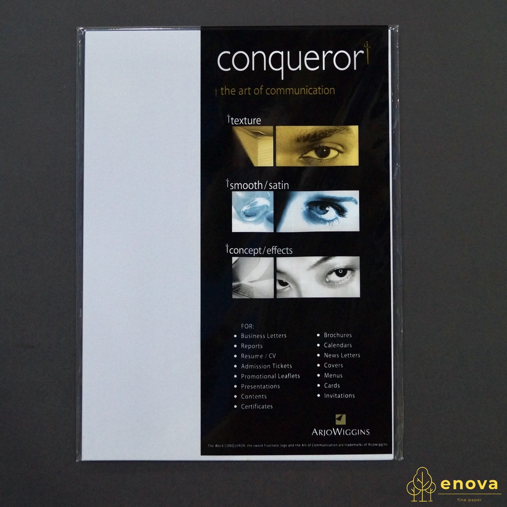 

Fancy Art Paper Conqueror Laid | Wedgewood | A4 220GSM (Biru)