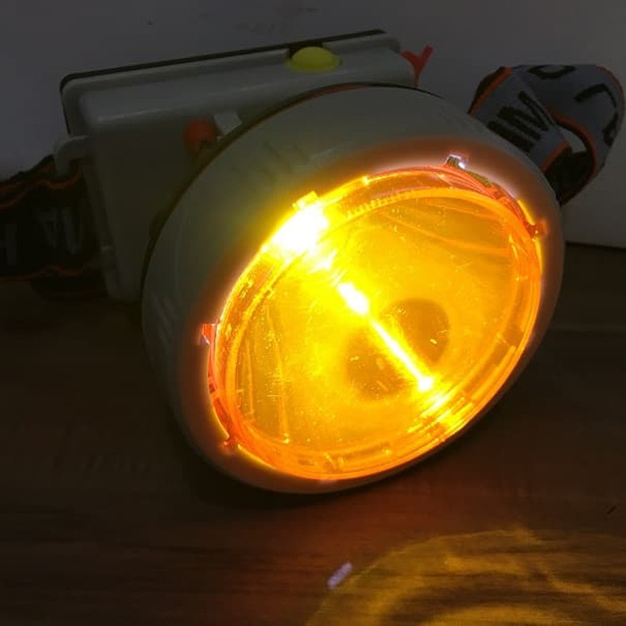 Senter Kepala 12W 12 Watt Dua Warna Putih Kuning Tahan Lama MS142 Mitsuyama