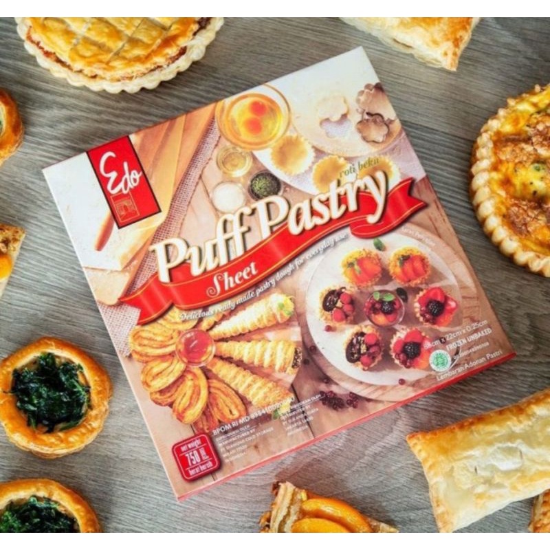 

Edo Puff Pastry 750gram