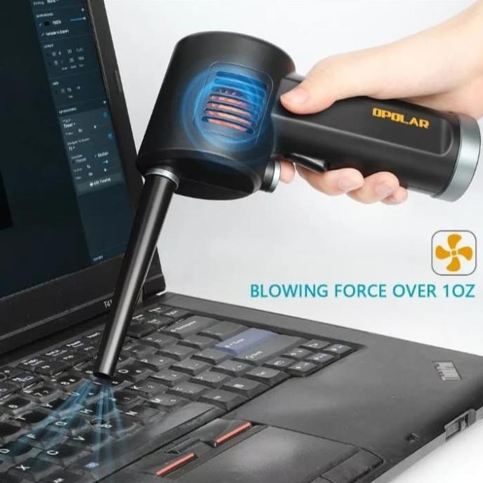 Opolar wireless air duster blower for computer