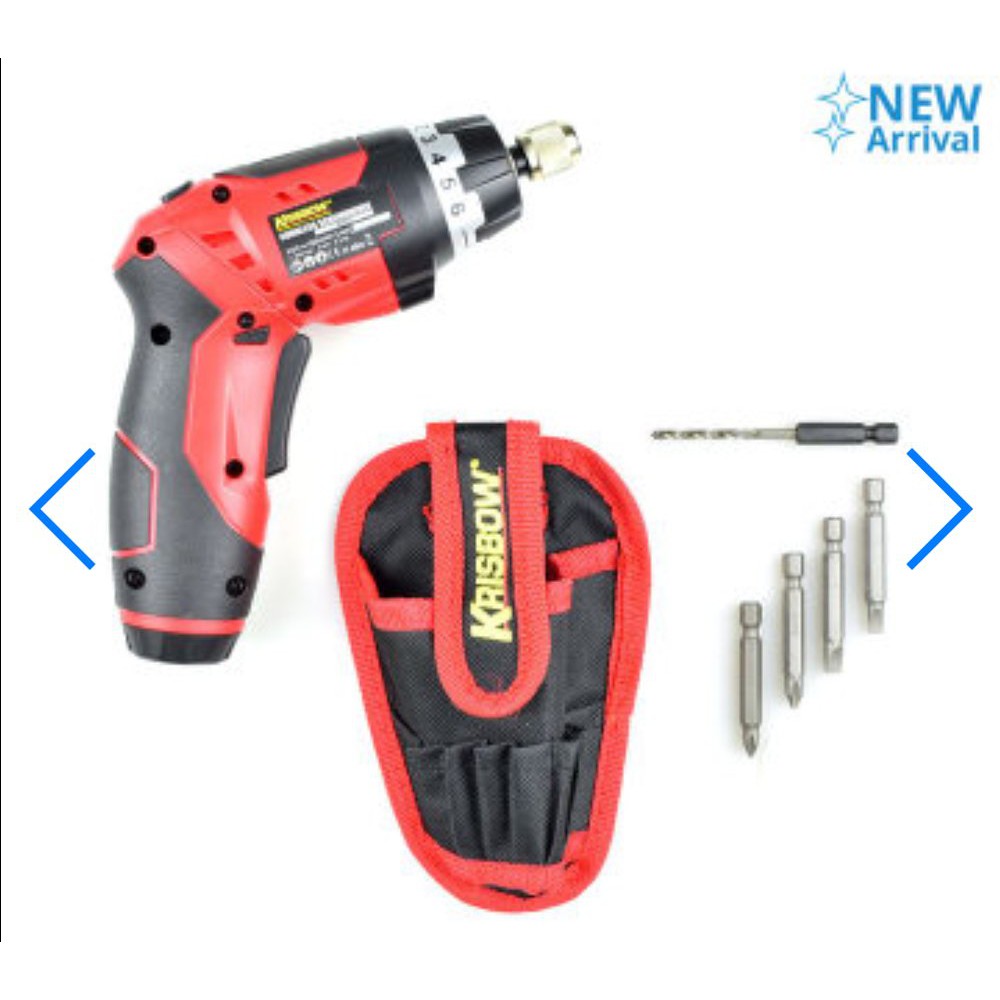 cordless screwdriver bor obeng portable krisbow Limited