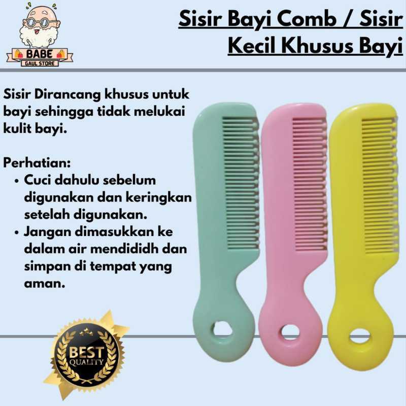 Sisir Bayi Bahan Lembut (BPA FREE)