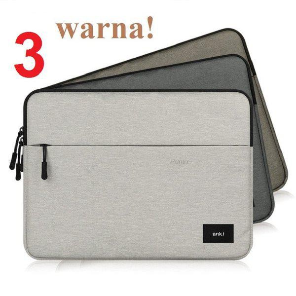 Promo Tas softcase laptop notebook netbook ANKI Sleeve Premium Macbook Asus Dell HP Acer Abu-Abu