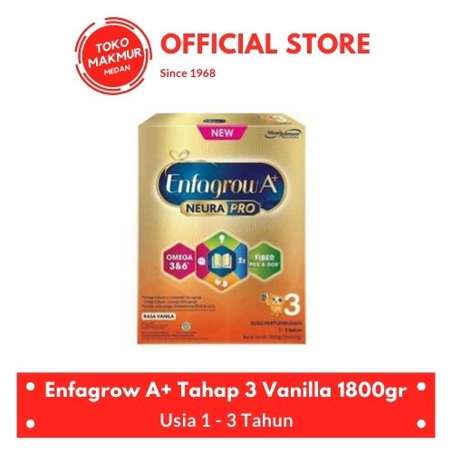 ENFAGROW A+ TAHAP 3 VANILLA 1800GR ( 1 - 3 TAHUN )