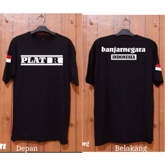 KAOS PLAT R BANJARNEGARA DISTRO PREMIUM