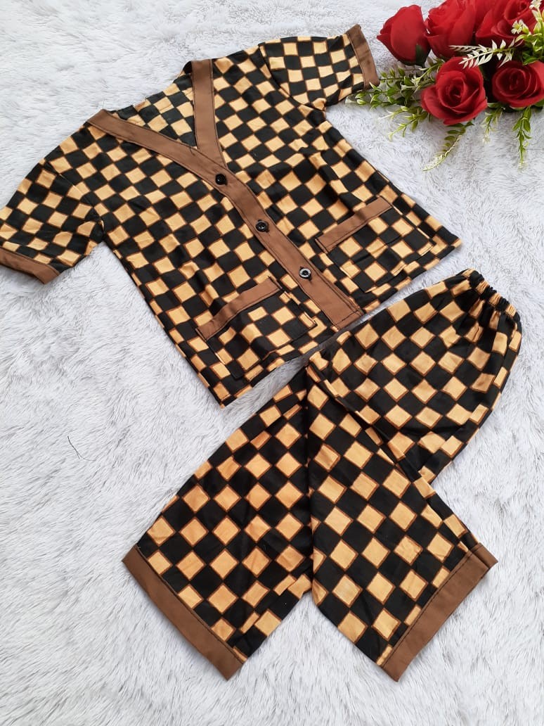 Batik Piyama Anak Kekinian Produksi Sendiri ➡️➡️bisa Cod