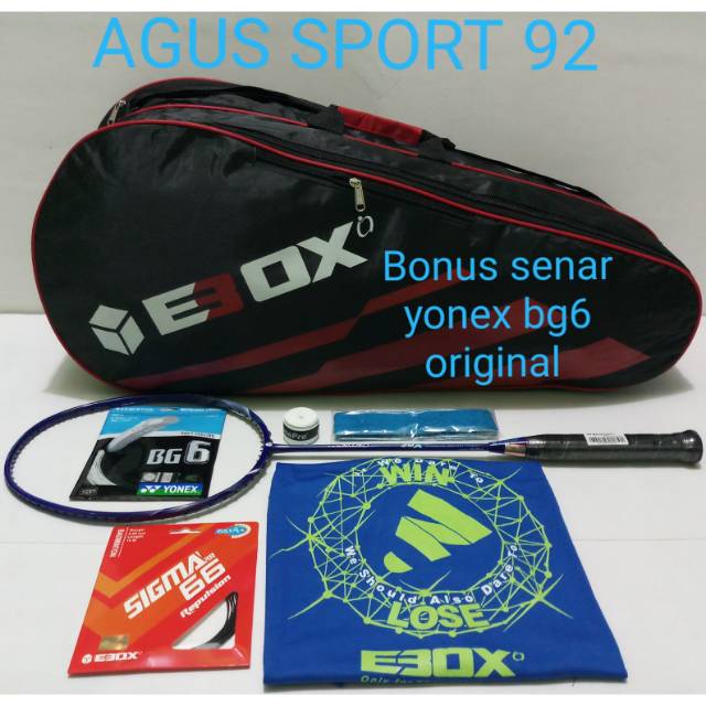 RAKET BADMINTON ORIGINAL EBOX NITRO 28 XEON