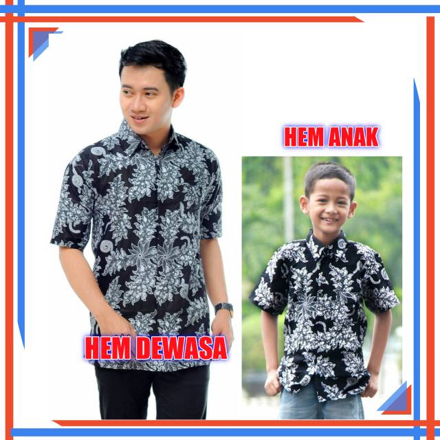 Harga Pabrik Baju Batik Ayah Dan Anak//batik Couple Ayah Anak Cowok 3wY5XzhNJ0X5b