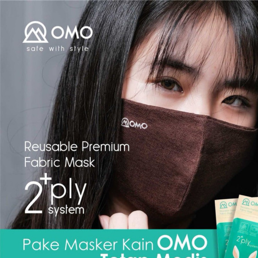 OMO Reusable Premium Fabric Mask - Selka Type