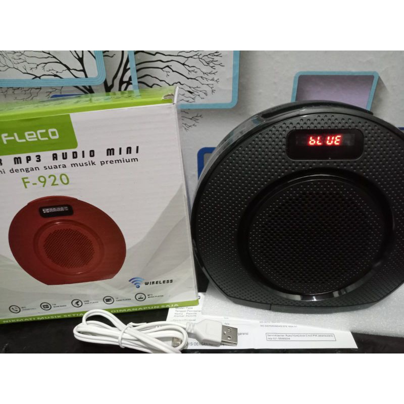 Speaker Bluetooth Portabel Fleco 920 /Speaker Super Bass