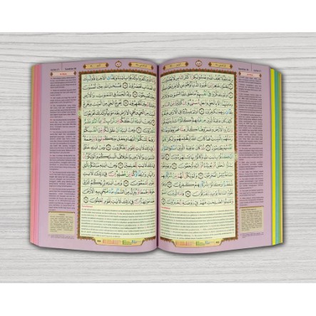 AL QURAN TAJWID WARNA TRANSLITTERASI PER AYAT TERJEMAH PER AYAT AL MUNAWWAR A5