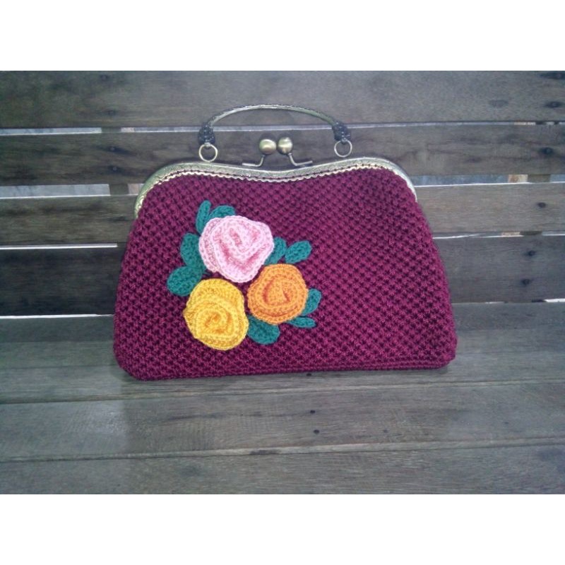 Tas Rajut Pesta Behel