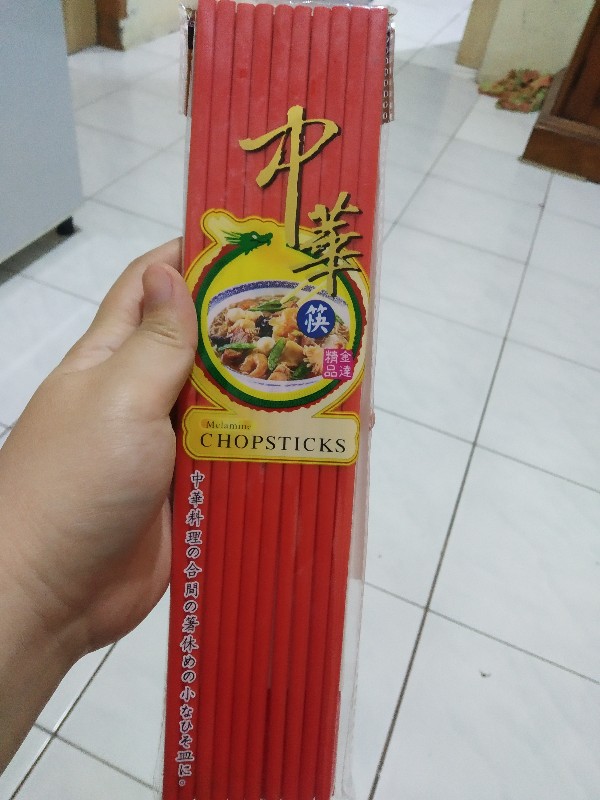 Sumpit Melamine Merah (00284.00058)