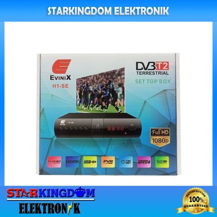 Evinix H1-SE DVB-T2 DVBT2 STB Set Top Box TV Digital UHF Free Channel
