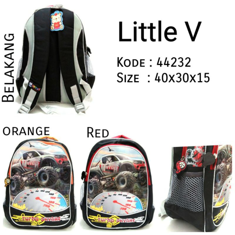 TAS SEKOLAH ANAK COWOK LITTLE V 44232