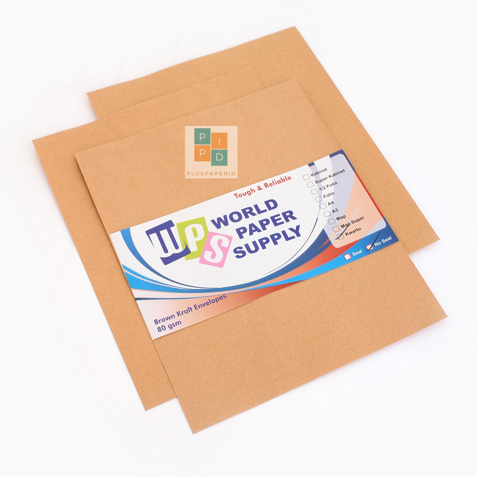  PERPACK Amplop  Coklat  Ukuran  Kwarto WPS 21 x 27 cm 