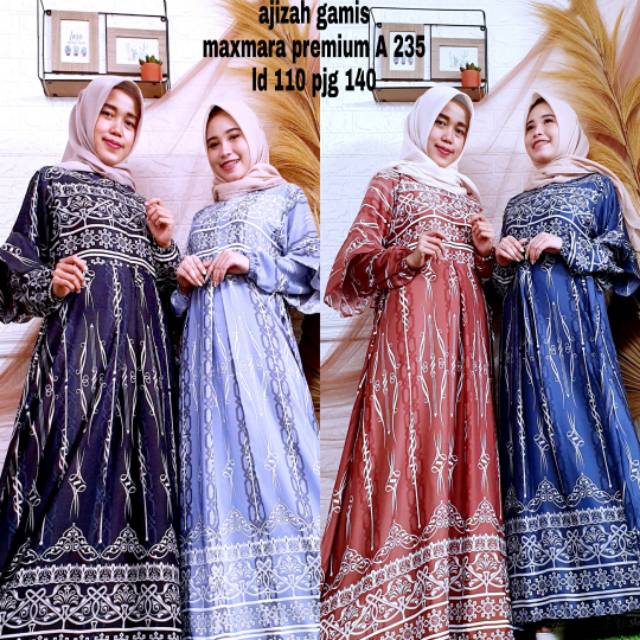 gamis bahan maxmara