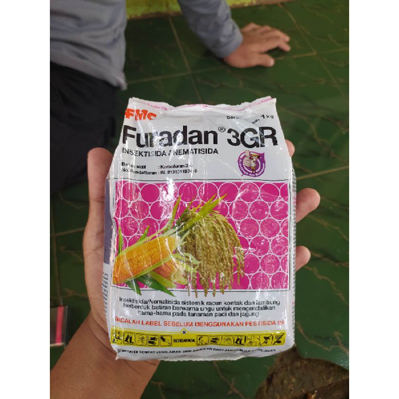 FURADAN 3GR - Insektisida furadan/Nematisida /Pembasmi hama ukuran 1kg