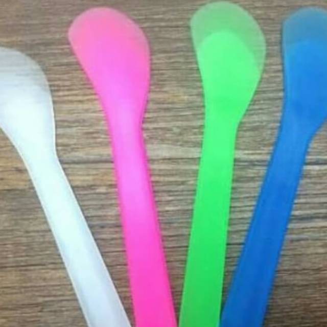 Spatula Plastik Pengaduk Masker Wajah Peel Off/Bubuk