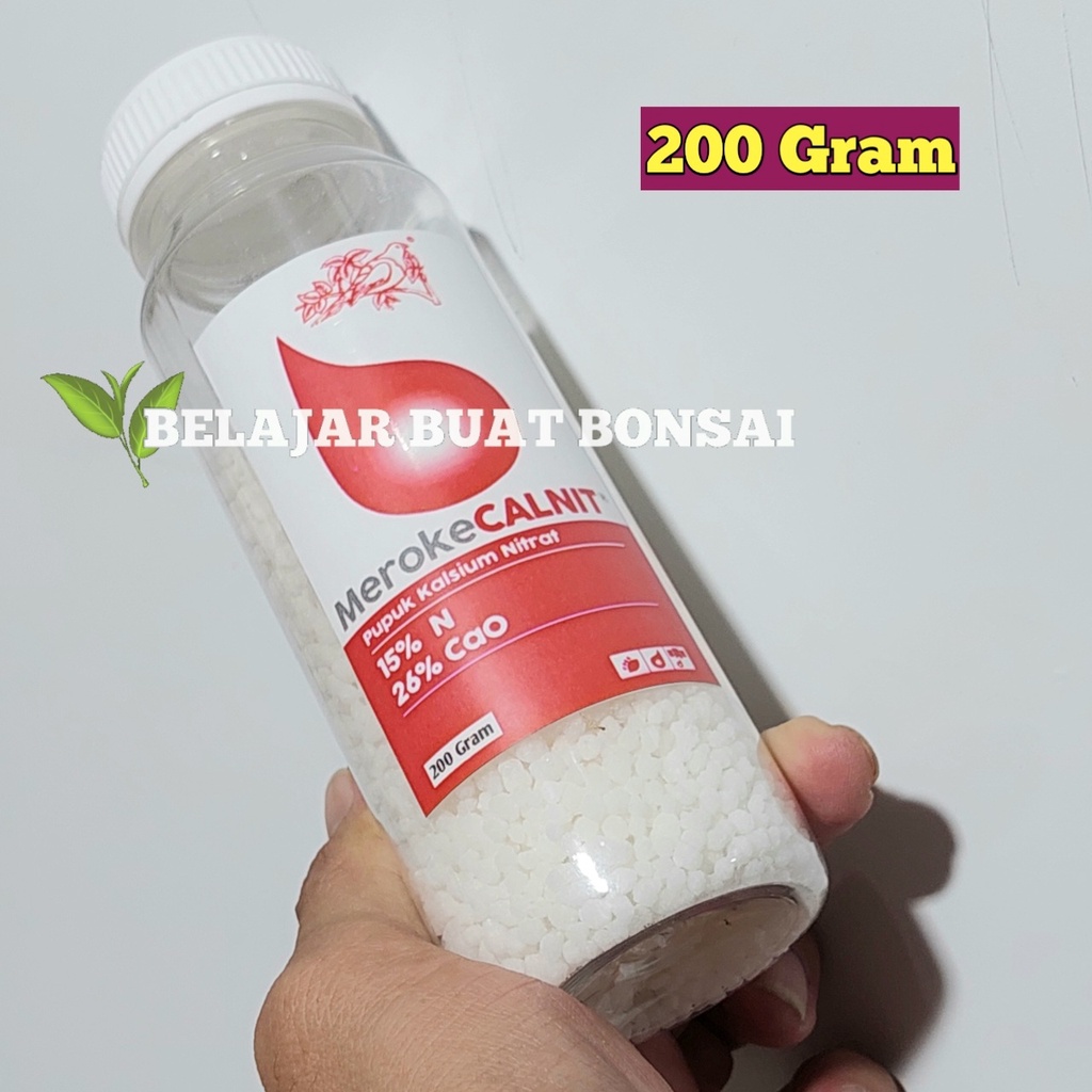 Pupuk Meroke Calnit Kemasan Repack 200 Gram