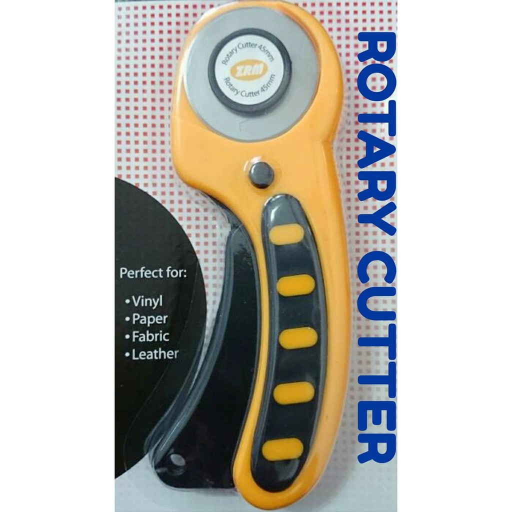 

Promo ROTARY CUTTER 45mm AUTO LOCK pemotong kain kertas dll Elegan