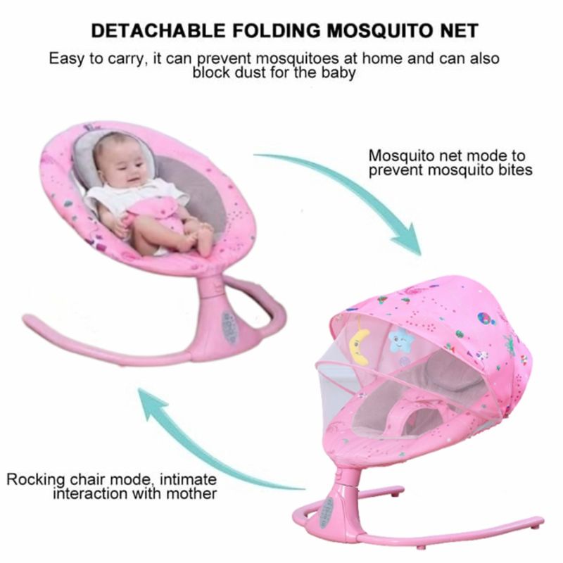 Ayunan Bayi Elektrik Otomatis Swing Baby Chair Dengan Remote Control HIGHLINE