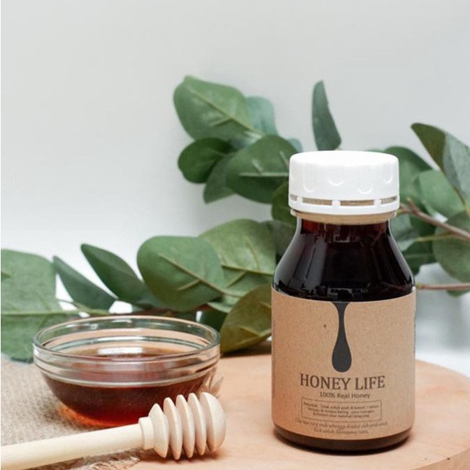 Honey Life Raw Wild Forest Honey 250ml - Madu Hutan Raw Honey Life